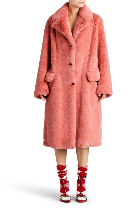 burberry faux fur coat womens|burberry coat outlet online.